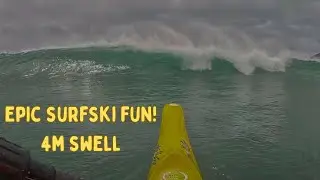 Scotts Head - morning Surfski paddle - 4m Southerly Swell