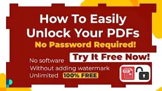 how to unlock the PDF easily #pdf #adobe