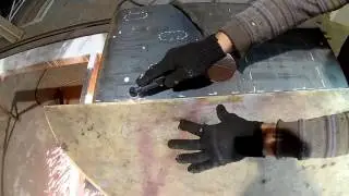 Изготовим полик на трактор Т-150. Работа плазморезом.