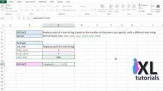 Replace Function In Excel