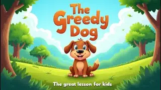 THE GREEDY DOG by KIDS HUT | The Greedy Dog Story in English | The Dog & The Bone