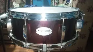 Fernando JB-1058 Wine Red 14 "5.5" Snare Drum Demo and Groove