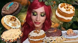 ASMR | 🌿 Poison Ivy Tries Halloween CRUMBL COOKIE 🎃🧁🪱 *Mukbang*
