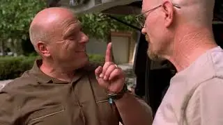 Breaking Bad 3x1 Hank Carries Walt's Bag Full Of Money But Has No Idea What's Going on HD