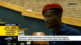 University of Limpopo students speak out on walking out during an exam