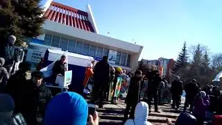 Выступление Ю. Архарова на митинге в Омске 02.04.2017  «Нам бы выжить в Омске»