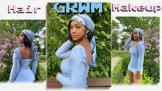 GRWM: Closure Wig Install + Makeup Routine(ft.HAIRSMARKET)| Shawtty’s Life