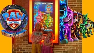Kids VLog Paw Patrol Mighty Movie 2023 Opening Night ~ Fun Family Movie Night at Movie Theater