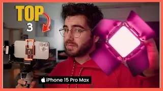 TOP 3 GADGETS (Cheap) for FILMAKING with iPhone 15 Pro MAX