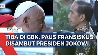 Presiden Jokowi Sambut Paus Fransiskus di GBK jelang Misa Kudus