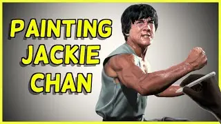 Painting Jackie Chan