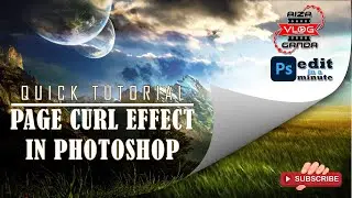 Quick Tutorial | Page Curl Effect in Photoshop