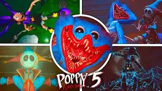 Behind the Scenes of Poppy Playtime Chapter 5 All Bosses