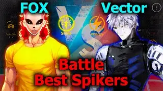 Fox vs Vector. Battle of Best Spikers. The Spike. Volleyball 3x3