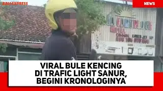 Viral Bule Kencing di Trafic Light Sanur, Begini Kronologinya