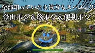 【Wotb】全戦車長必見‼️🔥 極秘ポジション一挙大公開㊙️㊙️