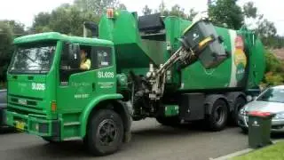 Australian garbage truck in California!?! pt 1