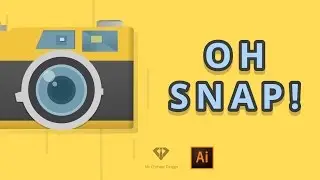 OH SNAP! Vector camera in Adobe Illustrator - speedart #11