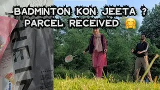 Badminton game kon jeeta? | Parcel received || Homemade pizza 🍕
