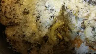 Тьелла (итальянская запеканка в духовке с картофелем,   рисом и мидиями)