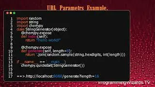CherryPy VideoBook 03 - URL Parameters