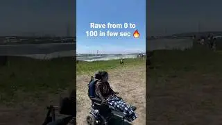 Rave from 0 to 100 in few sec 