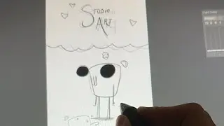 javadoodles is live! animating “Studio Art” part 2 👀✨🎨✍️😏
