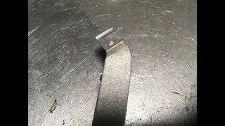 Как я затачиваю резцы. Проходной отогнутый