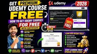 Get Premium Udemy course Free | How to Get Udemy Courses for Free with Certificate 2022