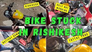 Bike kharab ho gyi 🙁 rishikesh main | my pulsar ns200 bike self not working | #motovlog