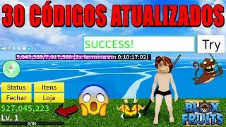 NOVO CÓDIGO + 30 CÓDIGOS DE EXP BELI E RESET DO BLOX FRUITS - blox fruit codes (roblox)