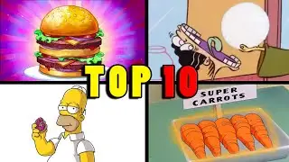 10 BEST Cartoon Foods of ALL TIME