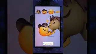🐴🤠😌🫴 emoji mixing #digitalart #emojichallenge #funny #shorts