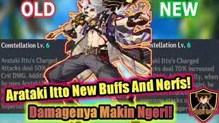 Arataki Itto New Buffs And Nerfs! Damagenya Makin Ngeri! | Genshin Impact Indonesia