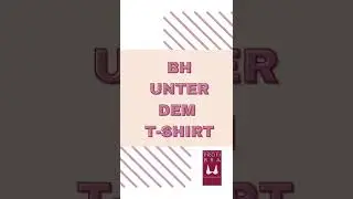 BH unter dem T-Shirt