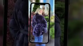 🤩 Супер! Фарбування шуби ❤ До / Після! 👍 Покраска шубы до / после #shorts