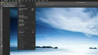 Using Photoshop Menus