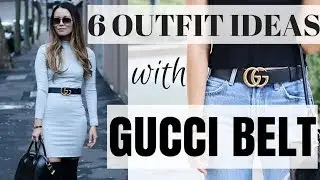 6 GUCCI BELT outfit ideas | High low fashion styling ideas | Isabelle Ahn