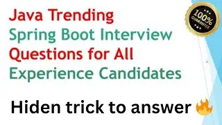 Java interview questions and answers  | Trending java interview questions for experienced