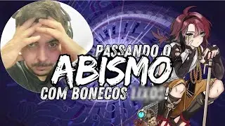 GENSHIN IMPACT DESAFIOS - FUI DESAFIADO A PASSAR O ABISMO 12 COM BONECO BUCHA