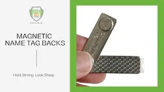 Magnetic Backs for Name Tags and Badges - Adhesive Sticky Back Magnets for Secure Hold (5730-3000)