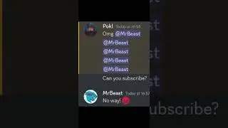 MrBeast is on Discord! 🤫🔥