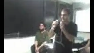 Fede jugando al box con la Wii