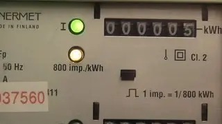 Demand calculation from an impulsing kWh meter