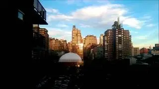 Eveningfall in Manhattan Timelapse