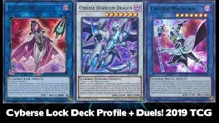 Yu-Gi-Oh! Cyberse Lock Deck Profile + Duels! UPDATED February 2019! TCG!