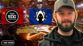 LIVE: EDG vs Heretics - Grande Final VALORANT Champions 2024 - Seja MEMBRO para o !SORTEIO
