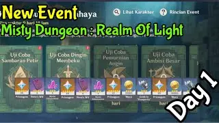 Speedrun Misty Dungeon : Realm Of Light New Event Gameplay Guide - Genshin Impact