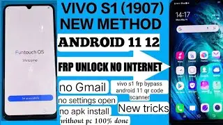 vivo s1 frp bypass android 11 qr code scanner | Vivo S1 FRP Bypass | New Method New Security No Pc