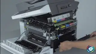 Replacing the waste toner bottle | Lexmark XC2132